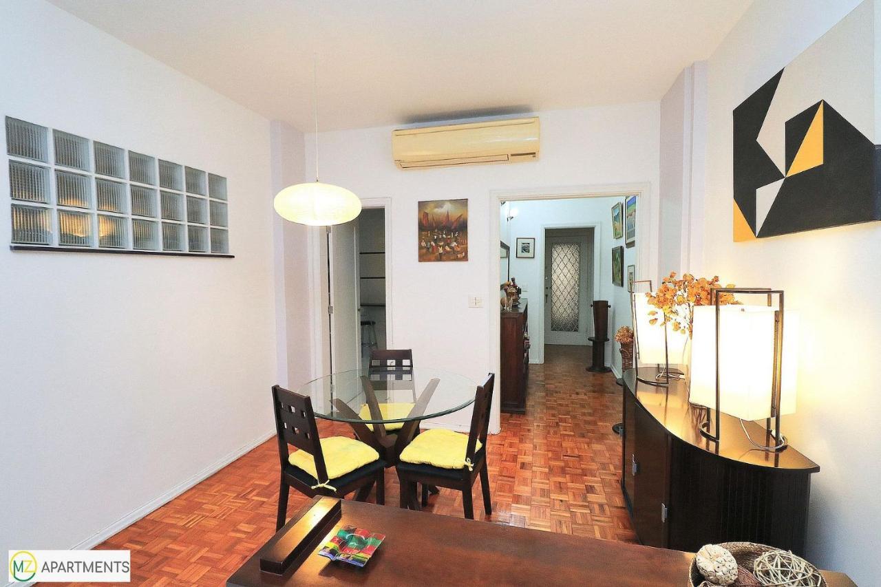 Estiloso 3 quartos para 6 pessoas no posto 5 em Copacabana! Rio de Janeiro Exterior foto