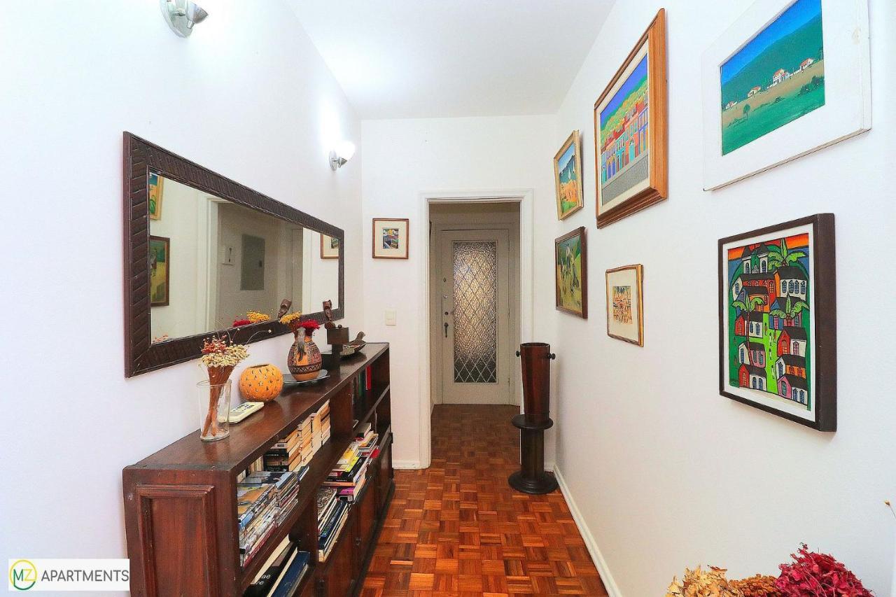 Estiloso 3 quartos para 6 pessoas no posto 5 em Copacabana! Rio de Janeiro Exterior foto